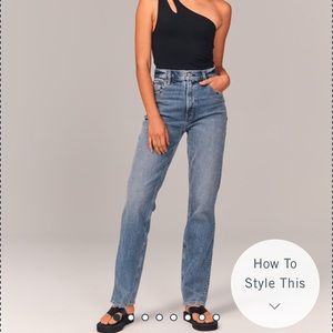Abercrombie 90s Ultra High Rise Straight Jeans (29L)